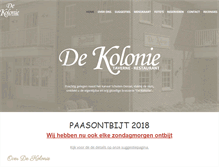 Tablet Screenshot of dekolonie.be